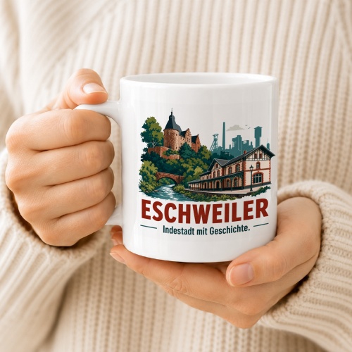 Tasse »Eschweiler – Indestadt mit Geschichte«