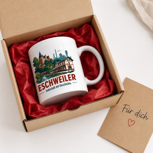 Tasse »Eschweiler – Indestadt mit Geschichte«