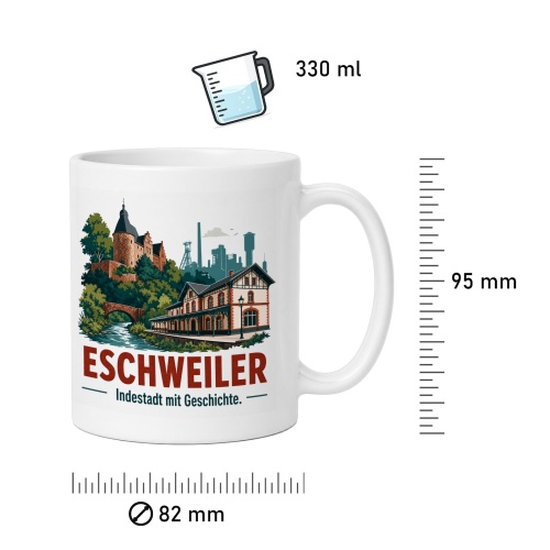 Tasse »Eschweiler – Indestadt mit Geschichte«