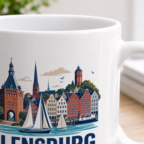 Tasse »Flensburg – Ganz oben an der Förde«