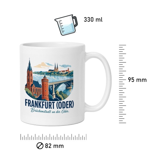 Tasse »Frankfurt (Oder) – Brückenstadt an der Oder«