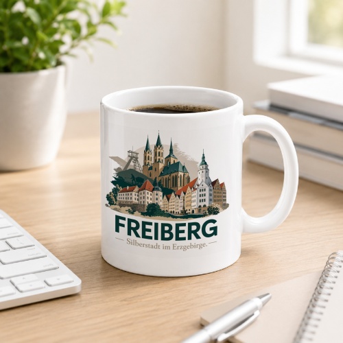 Tasse »Freiberg – Silberstadt im Erzgebirge«