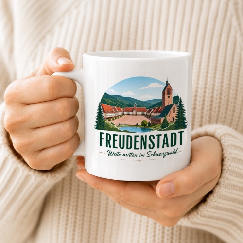 Tasse »Freudenstadt – Weite mitten im Schwarzwald«