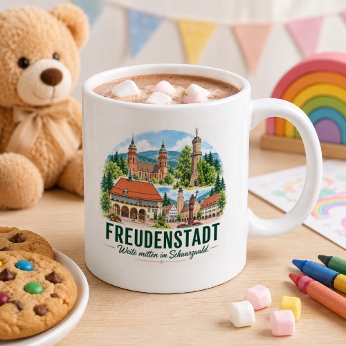 Tasse »Freudenstadt – Weite mitten im Schwarzwald«