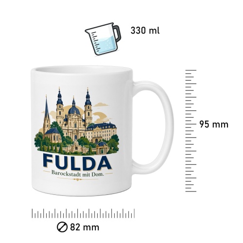 Tasse »Fulda – Barockstadt mit Dom«