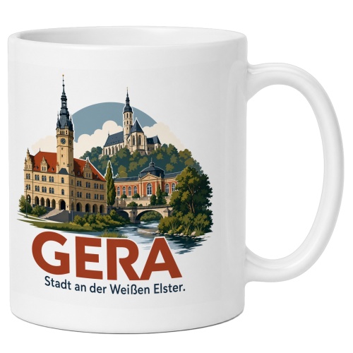 Tasse »Gera – Stadt an der Weißen...
