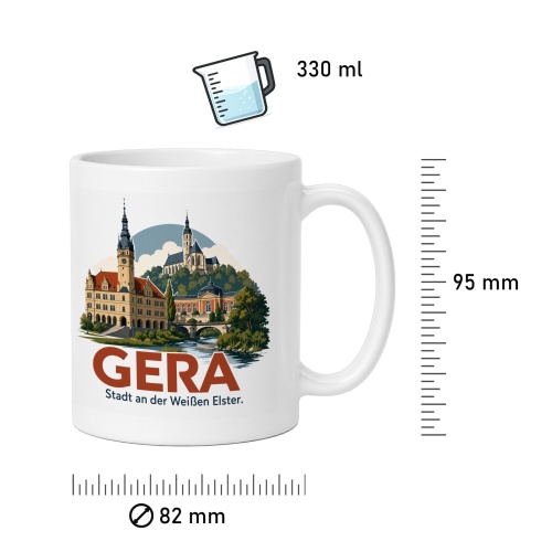 Tasse »Gera – Stadt an der Weißen Elster«