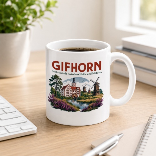 Tasse »Gifhorn – Schlossstadt zwischen Heide...