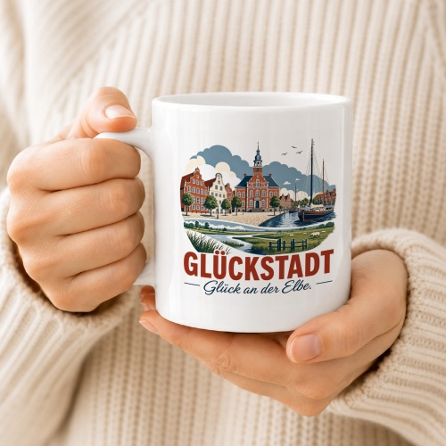 Tasse »Glückstadt – Glück an der Elbe«