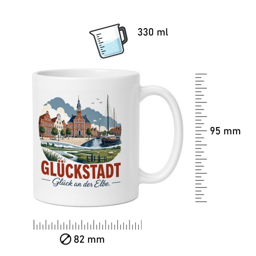 Tasse »Glückstadt – Glück an der Elbe«