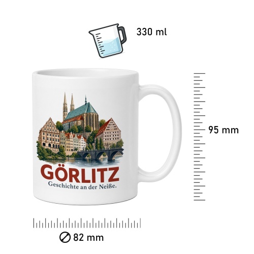 Tasse »Görlitz – Geschichte an der Neiße«