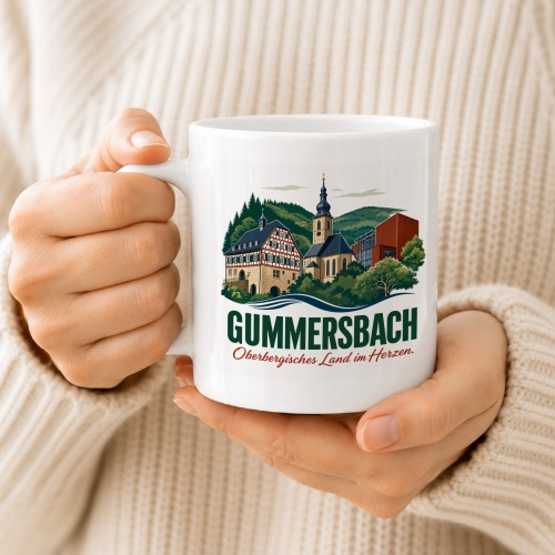 Tasse »Gummersbach – Oberbergisches Land im Herzen«