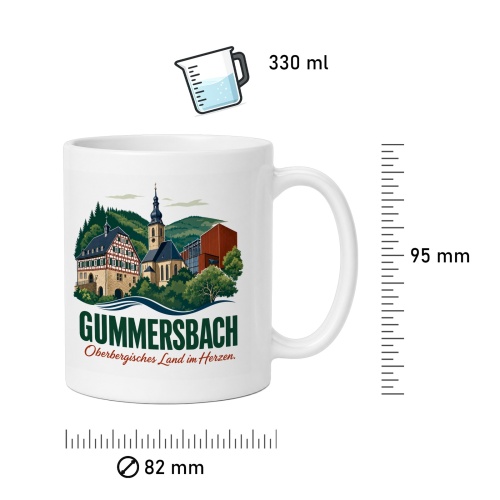 Tasse »Gummersbach – Oberbergisches Land im Herzen«