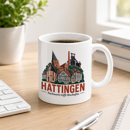 Tasse »Hattingen – Fachwerk trifft...
