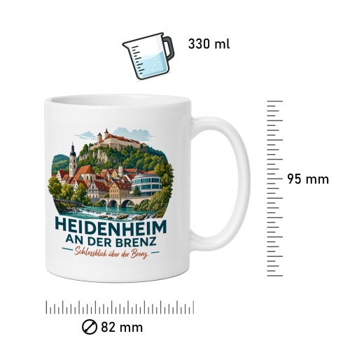 Tasse »Heidenheim an der Brenz – Schlossblick«