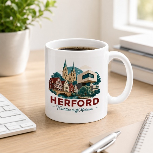 Tasse »Herford – Tradition trifft Moderne«