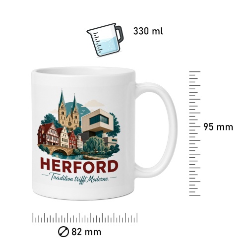 Tasse »Herford – Tradition trifft Moderne«