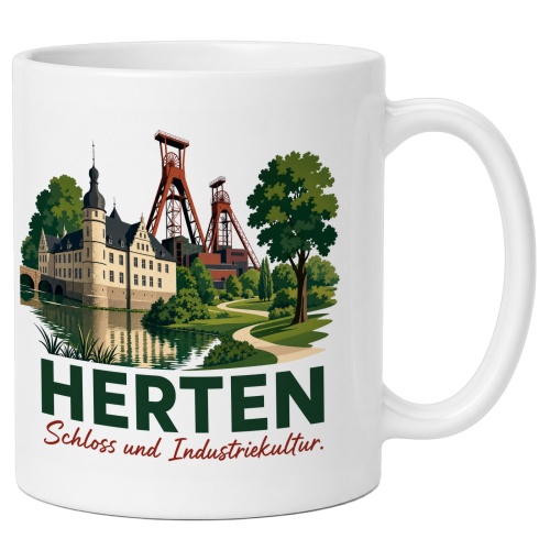 Tasse »Herten – Schloss und...