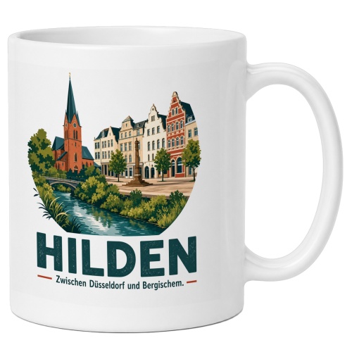 Tasse »Hilden – Zwischen Düsseldorf und...