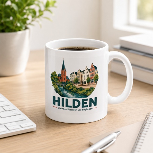 Tasse »Hilden – Zwischen Düsseldorf und...
