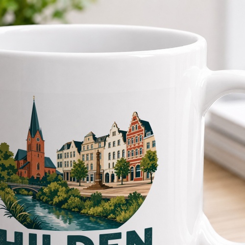 Tasse »Hilden – Zwischen Düsseldorf und Bergischem.«