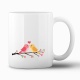 Tasse »Verliebte Vögel auf Ast«