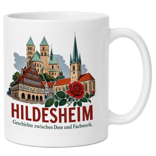 Tasse »Hildesheim – Dom und Fachwerk«