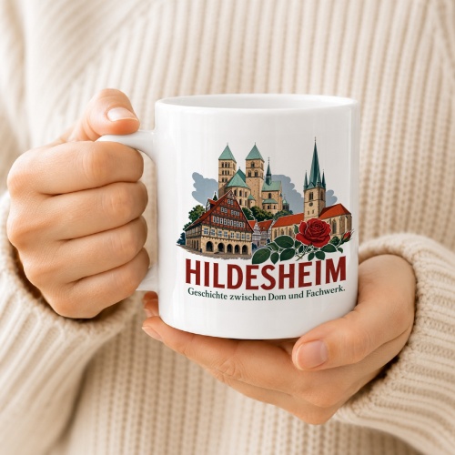 Tasse »Hildesheim – Dom und Fachwerk«