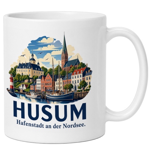 Tasse »Husum – Hafenstadt an der Nordsee«