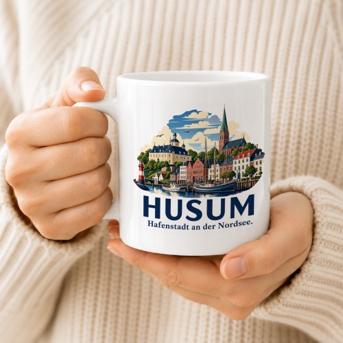 Tasse »Husum – Hafenstadt an der Nordsee«