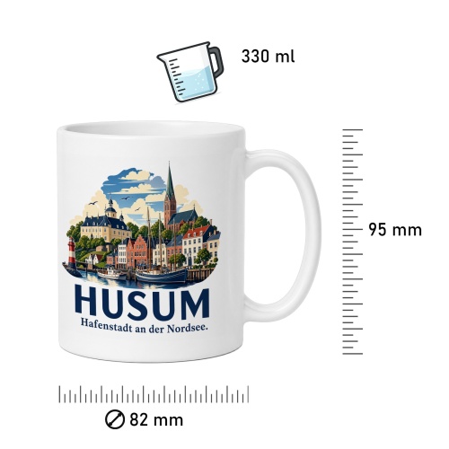 Tasse »Husum – Hafenstadt an der Nordsee«