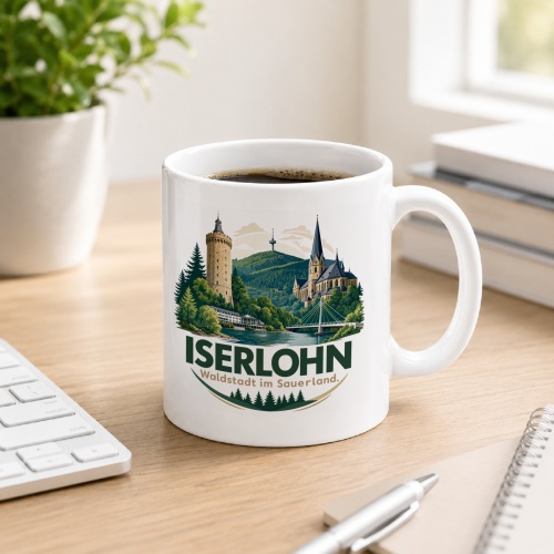 Tasse »Iserlohn – Waldstadt im Sauerland«