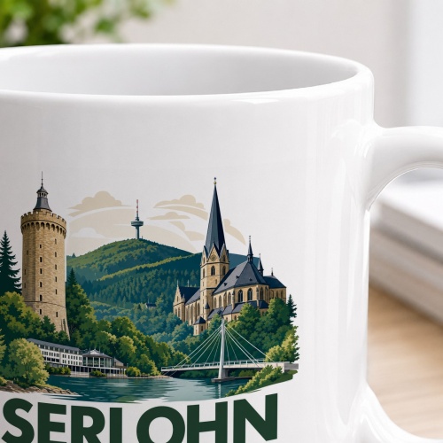 Tasse »Iserlohn – Waldstadt im Sauerland«