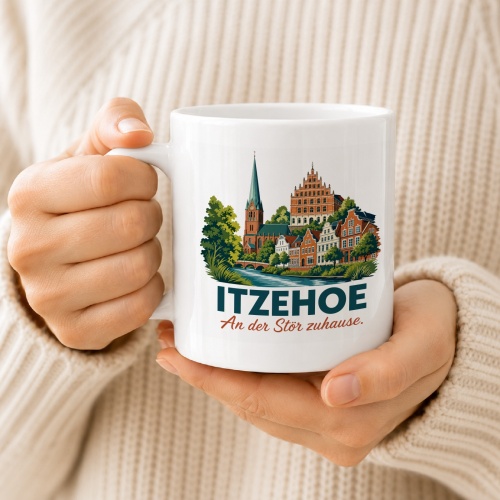 Tasse »Itzehoe – An der Stör zuhause.«