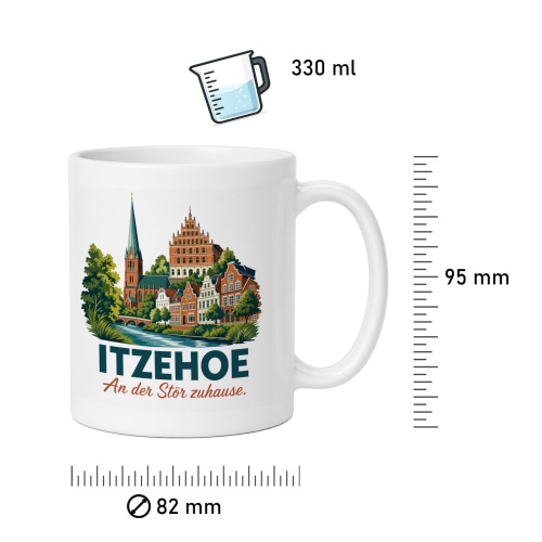 Tasse »Itzehoe – An der Stör zuhause.«