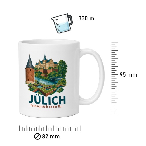 Tasse »Jülich – Festungsstadt an der Rur«