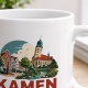 Tasse »Kamen – Westfalen mit schiefem Turm«