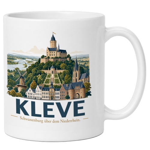 Tasse »Kleve – Schwanenburg über dem...