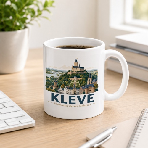Tasse »Kleve – Schwanenburg über dem...
