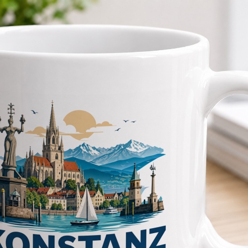 Tasse »Konstanz – Am Bodensee zuhause.«