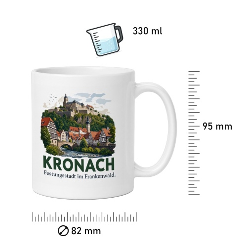 Tasse »Kronach – Festungsstadt im Frankenwald«