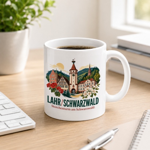 Tasse »Lahr/Schwarzwald – Storchenturm«