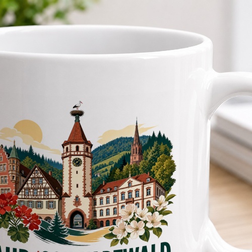 Tasse »Lahr/Schwarzwald – Storchenturm«