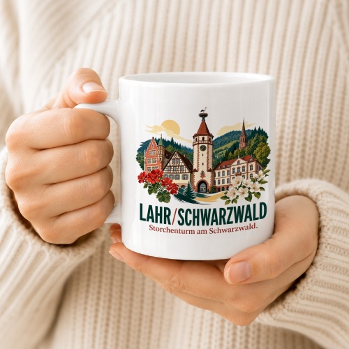 Tasse »Lahr/Schwarzwald – Storchenturm«