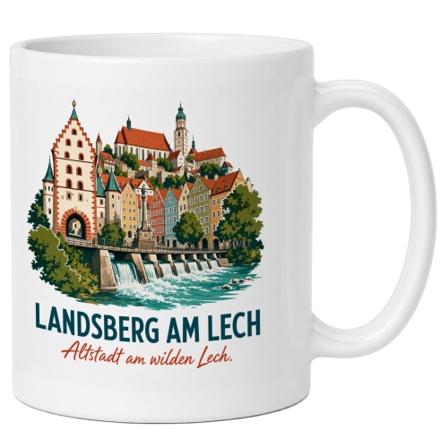 Tasse »Landsberg am Lech – Altstadt am wilden...