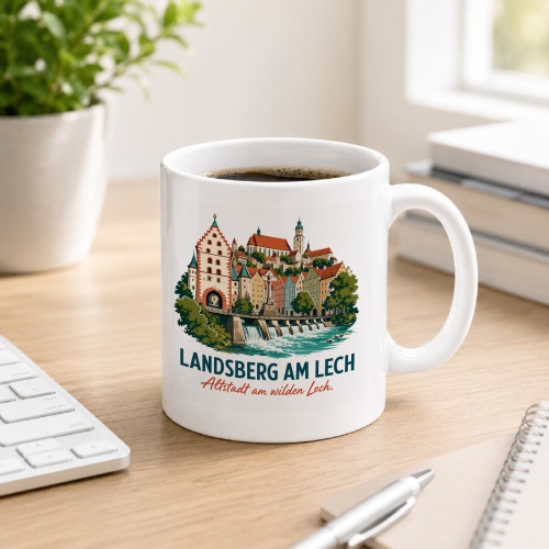 Tasse »Landsberg am Lech – Altstadt am wilden...