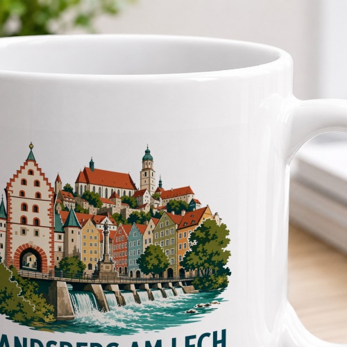 Tasse »Landsberg am Lech – Altstadt am wilden Lech«