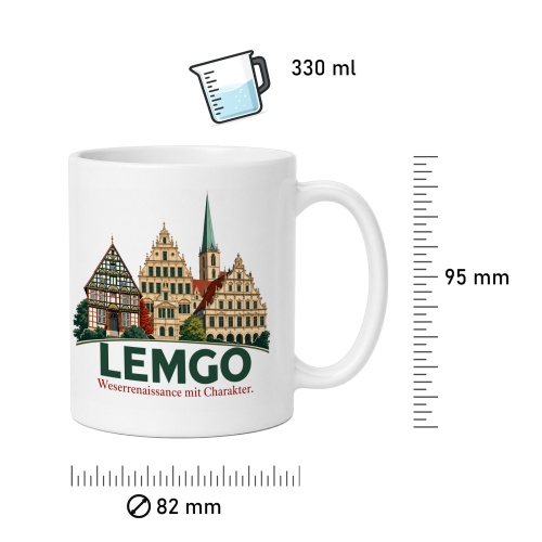 Tasse »Lemgo – Weserrenaissance mit Charakter«