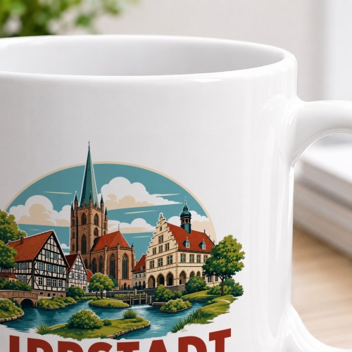 Tasse »Lippstadt – Lippe, Fachwerk, Westfalen«