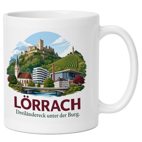 Tasse »Lörrach – Dreiländereck...